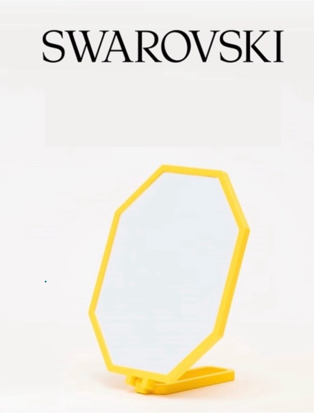 Swarovski Yellow hand/tabletop Mirror